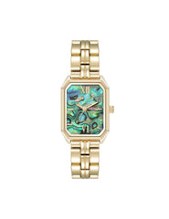 Octagonal Abalone Dial Bracelet Watch - Anne Klein Abalone/Two-Tone
