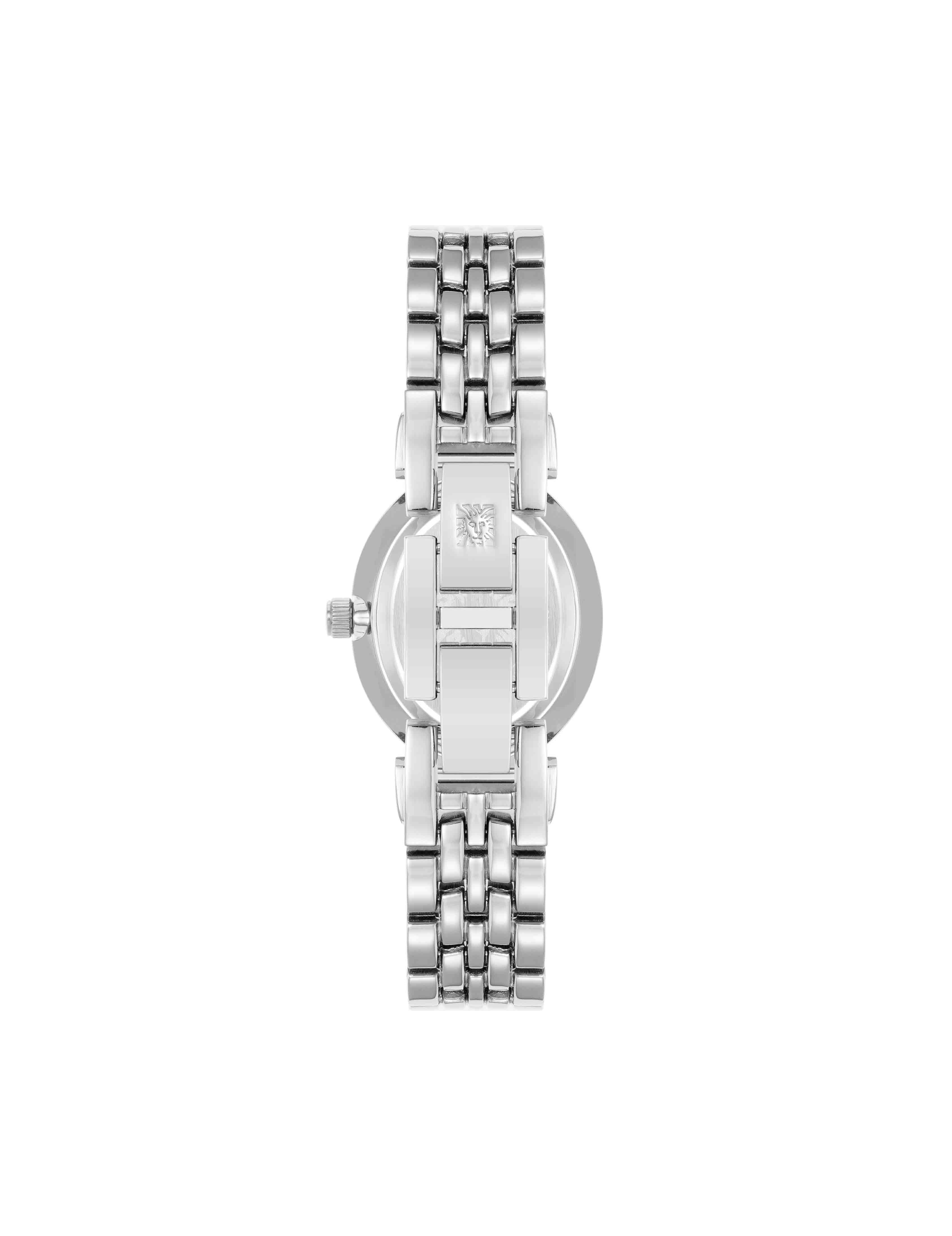 Classic Elegance Oval Watch - Anne Klein Silver-Tone