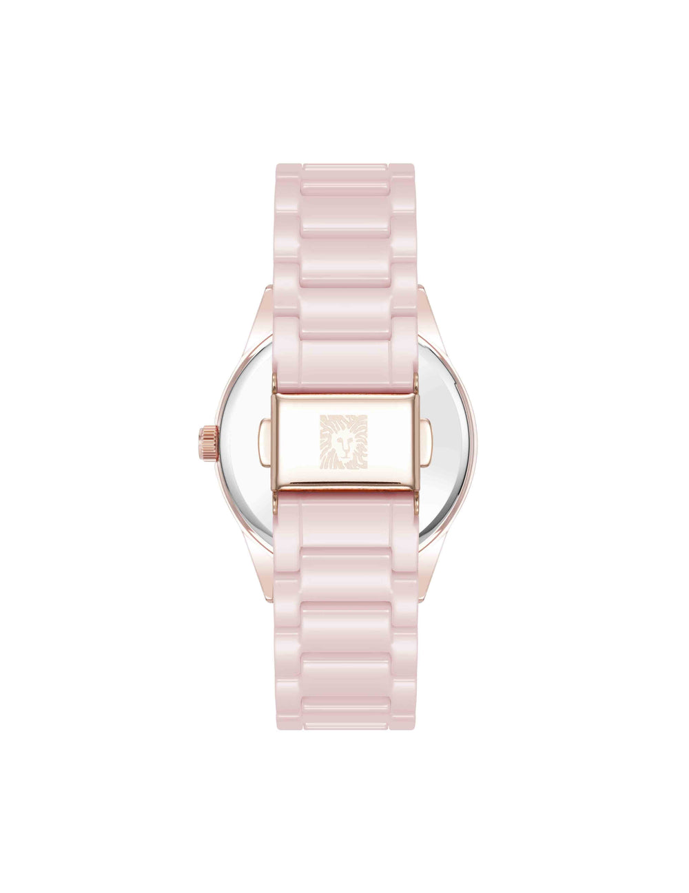 Ceramic Floral Dial Watch in Blush Pink - Anne Klein Blush/Rose-Tone