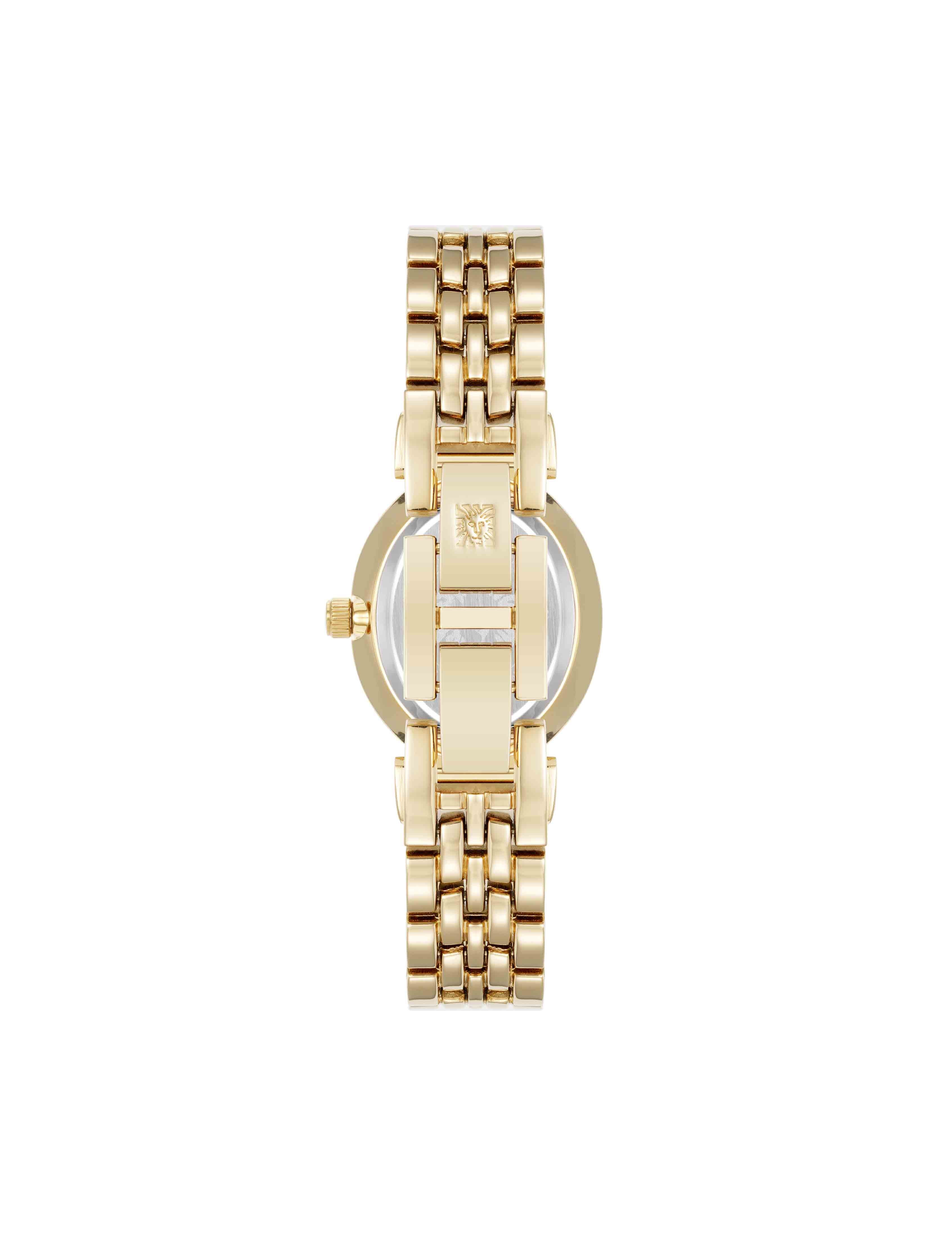 Classic Elegance Oval Watch - Anne Klein Gold-Tone