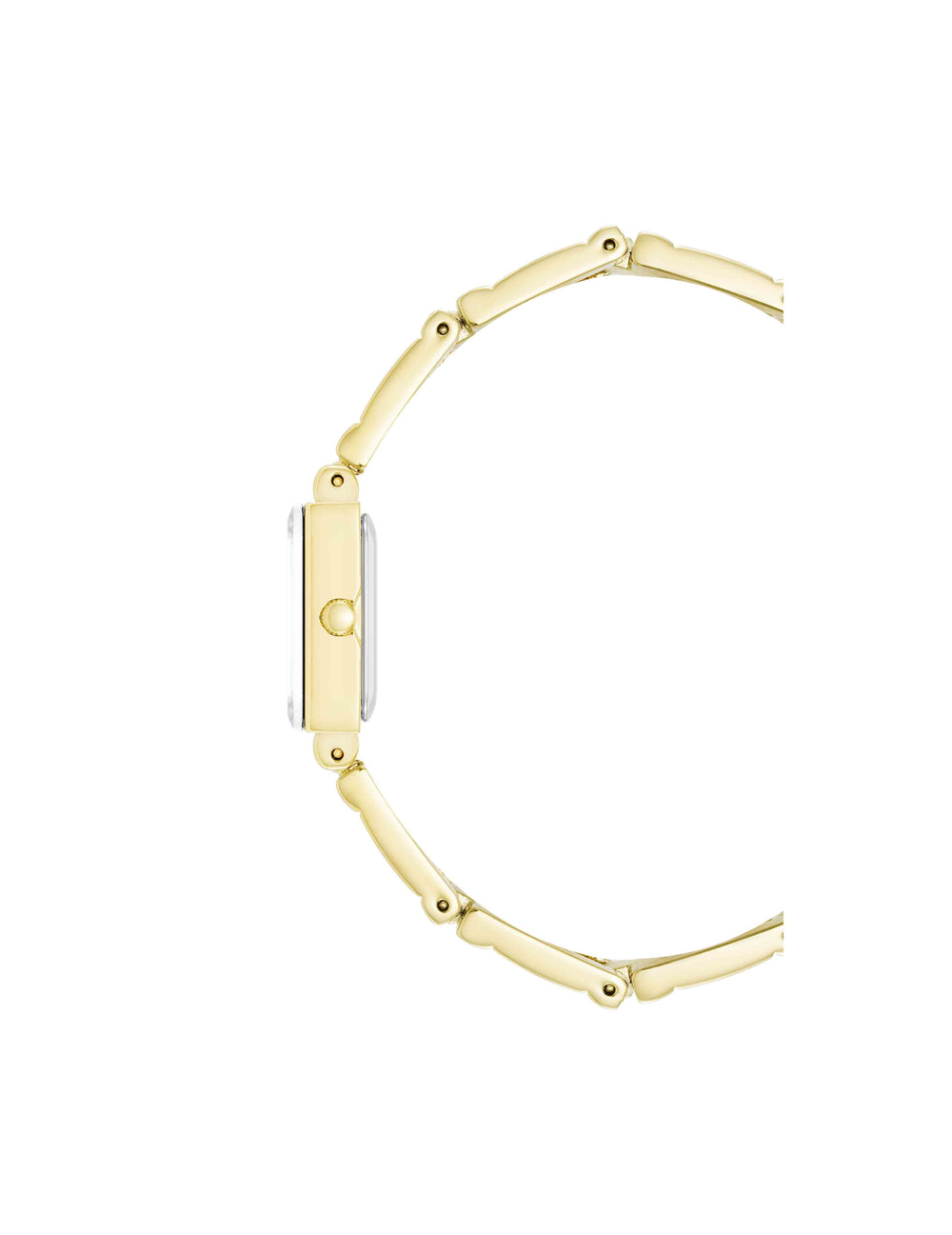 Rectangular Bangle Watch & Bracelet Set - Anne Klein Gold-Tone