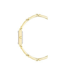 Rectangular Bangle Watch & Bracelet Set - Anne Klein Gold-Tone