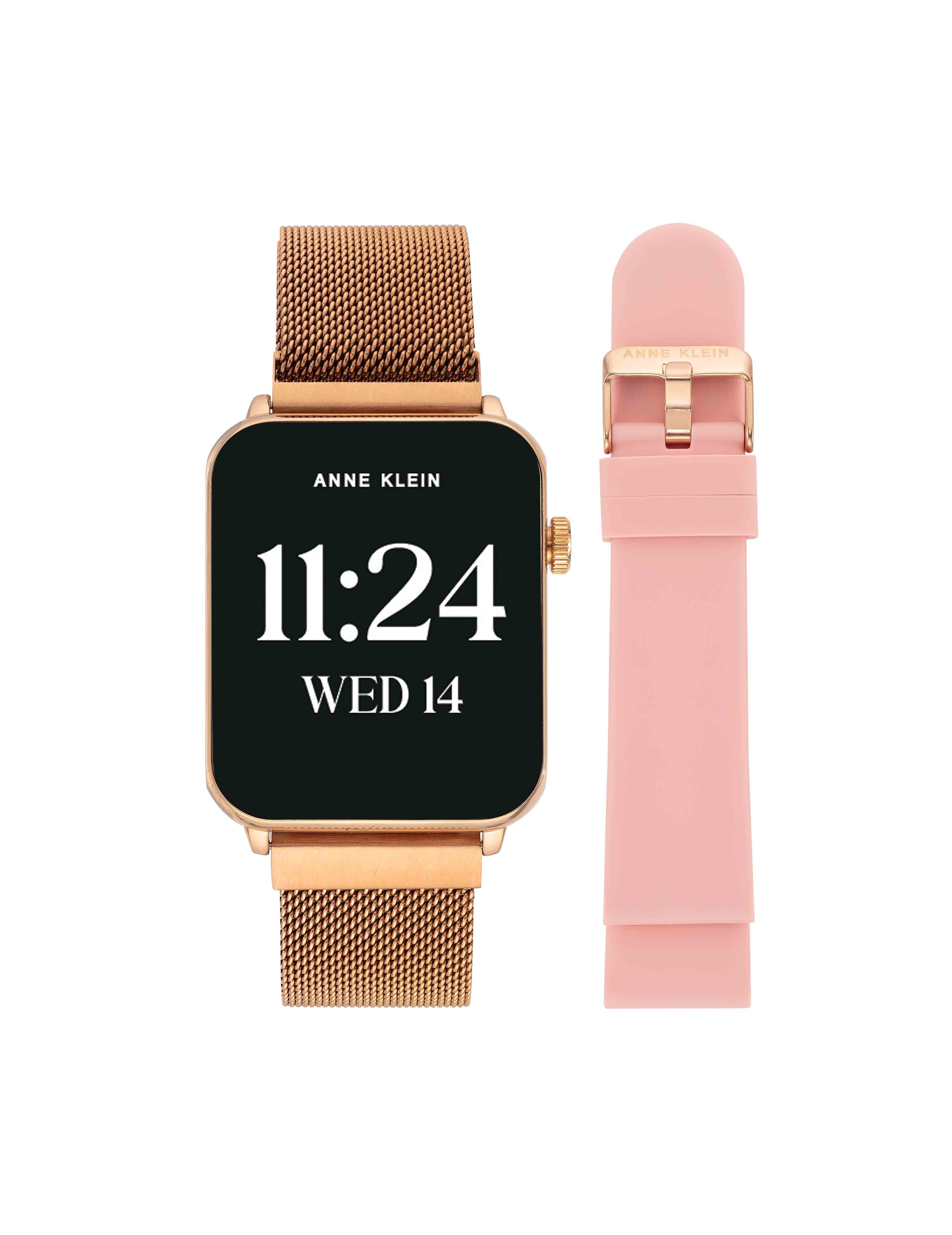Connect It Stellar Smartwatch Set - Anne Klein Rose-Tone/Pink