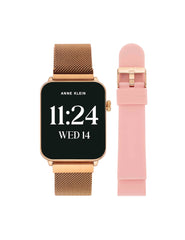 Connect It Stellar Smartwatch Set - Anne Klein Rose-Tone/Pink