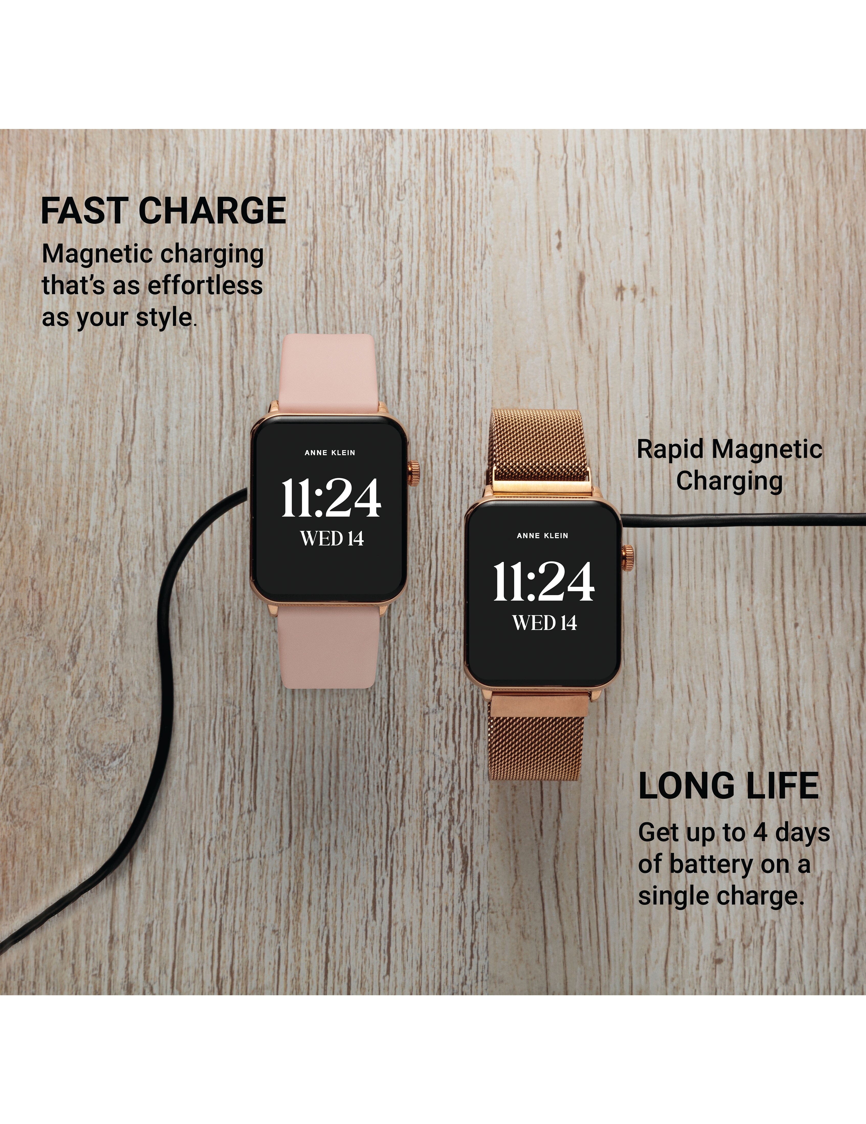 Connect It Stellar Smartwatch Set - Anne Klein Black/White
