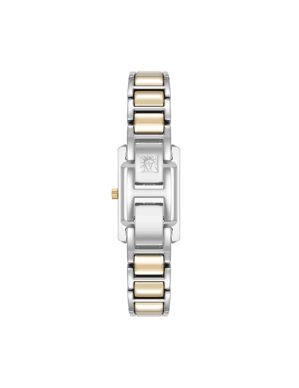 Rectangular Roman Numeral Watch - Anne Klein Two-Tone