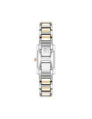 Rectangular Roman Numeral Watch - Anne Klein Two-Tone