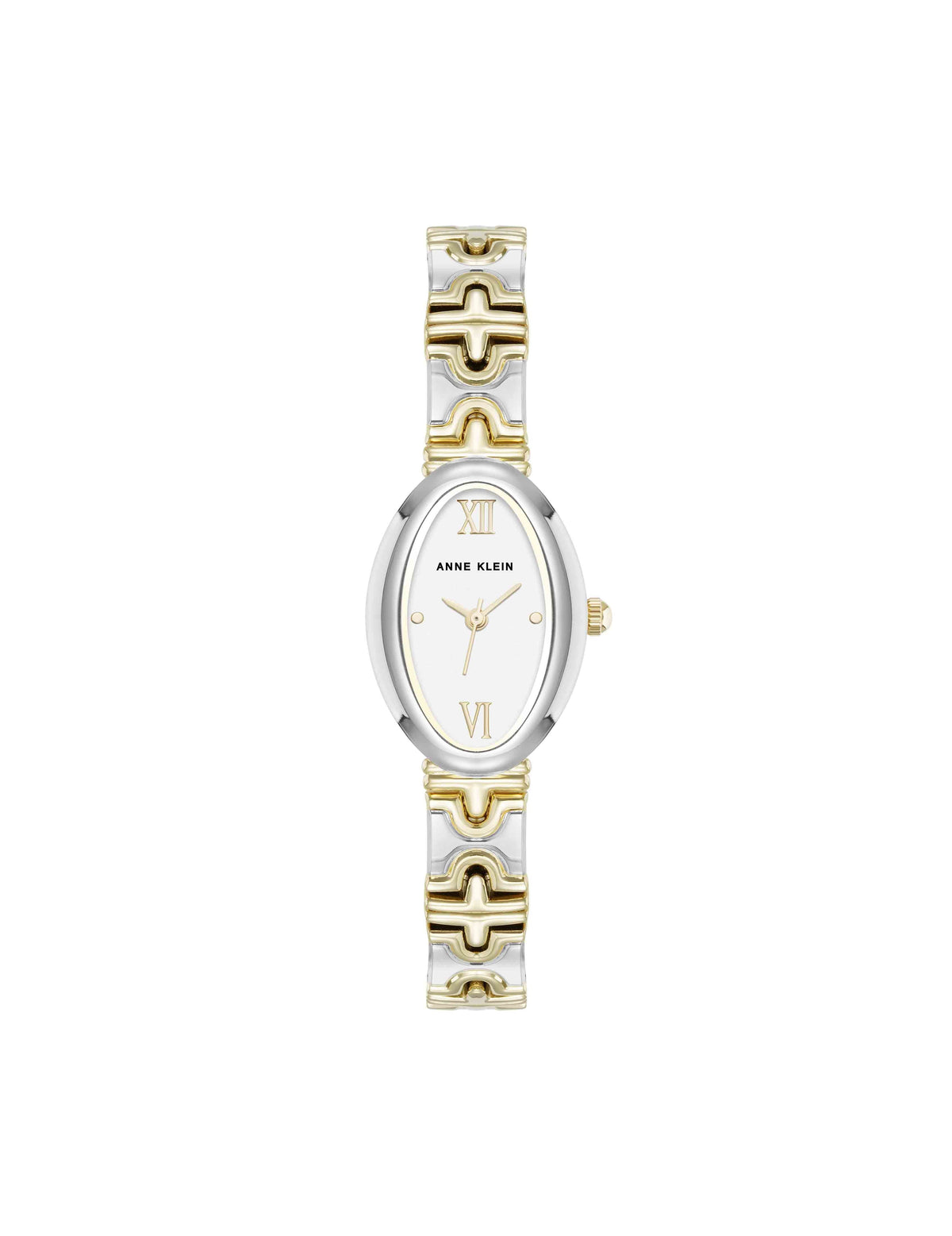 Enduring Oval Bracelet Watch - Anne Klein Silver-Tone/Gold-Tone