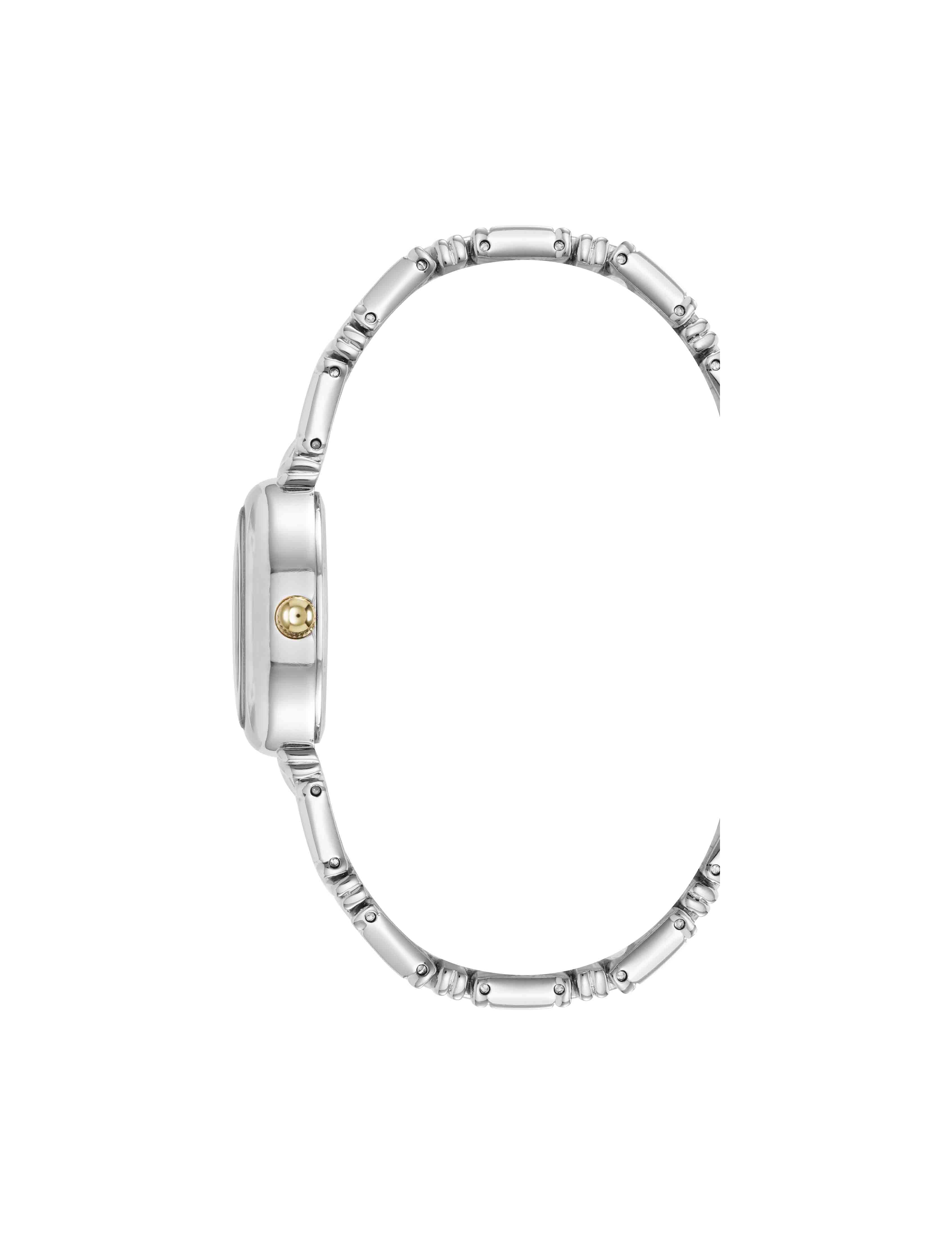 Enduring Oval Bracelet Watch - Anne Klein Silver-Tone/Gold-Tone
