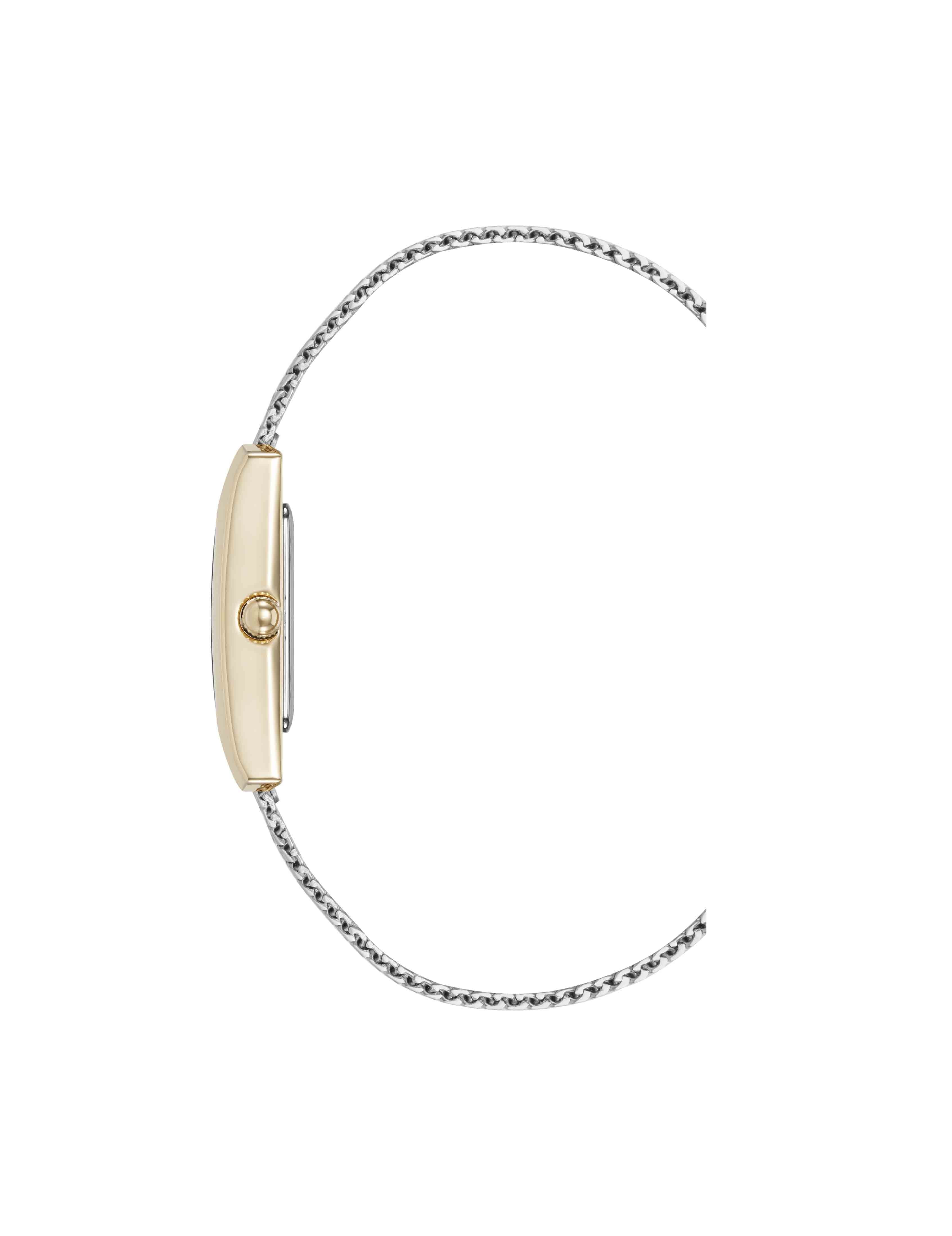 Petite Diamond Dial Bracelet Watch - Anne Klein Silver-Tone/Gold-Tone