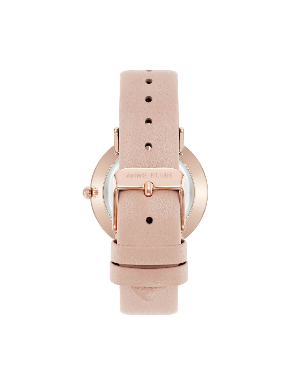 Patterned Dial Strap Watch - Anne Klein Blush Pink/Rose-Tone