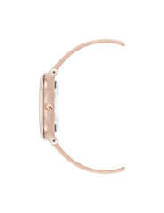 Patterned Dial Strap Watch - Anne Klein Blush Pink/Rose-Tone