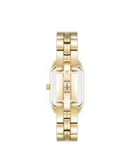 Butterfly Dial Leather Strap Watch in Gold-Tone - Anne Klein Gold-Tone