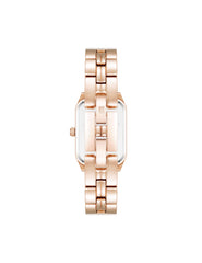 Butterfly Dial Leather Strap Watch in Rose Gold-Tone - Anne Klein Rose Gold-Tone