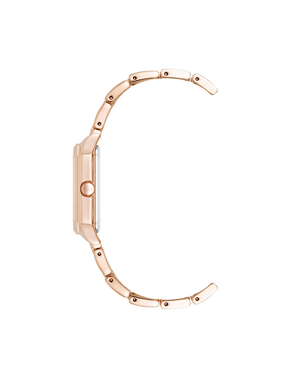 Butterfly Dial Leather Strap Watch in Rose Gold-Tone - Anne Klein Rose Gold-Tone