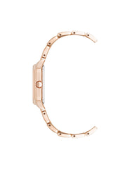 Butterfly Dial Leather Strap Watch in Rose Gold-Tone - Anne Klein Rose Gold-Tone
