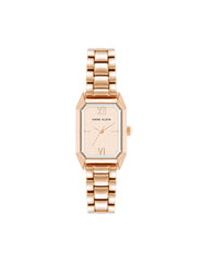 Petite Octagonal Bracelet Watch in Rose Gold - Anne Klein Rose-Tone
