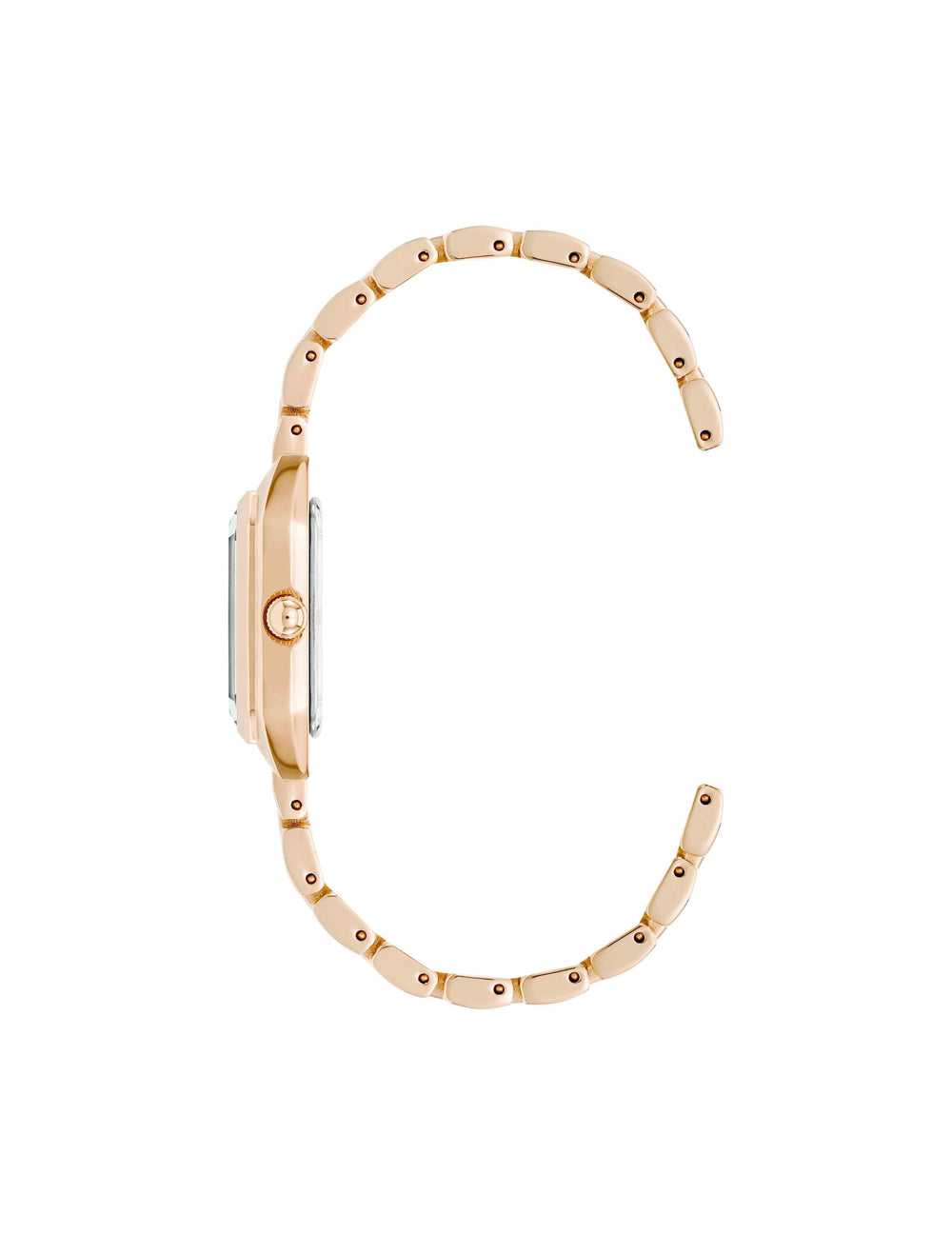 Petite Octagonal Bracelet Watch in Rose Gold - Anne Klein Rose-Tone