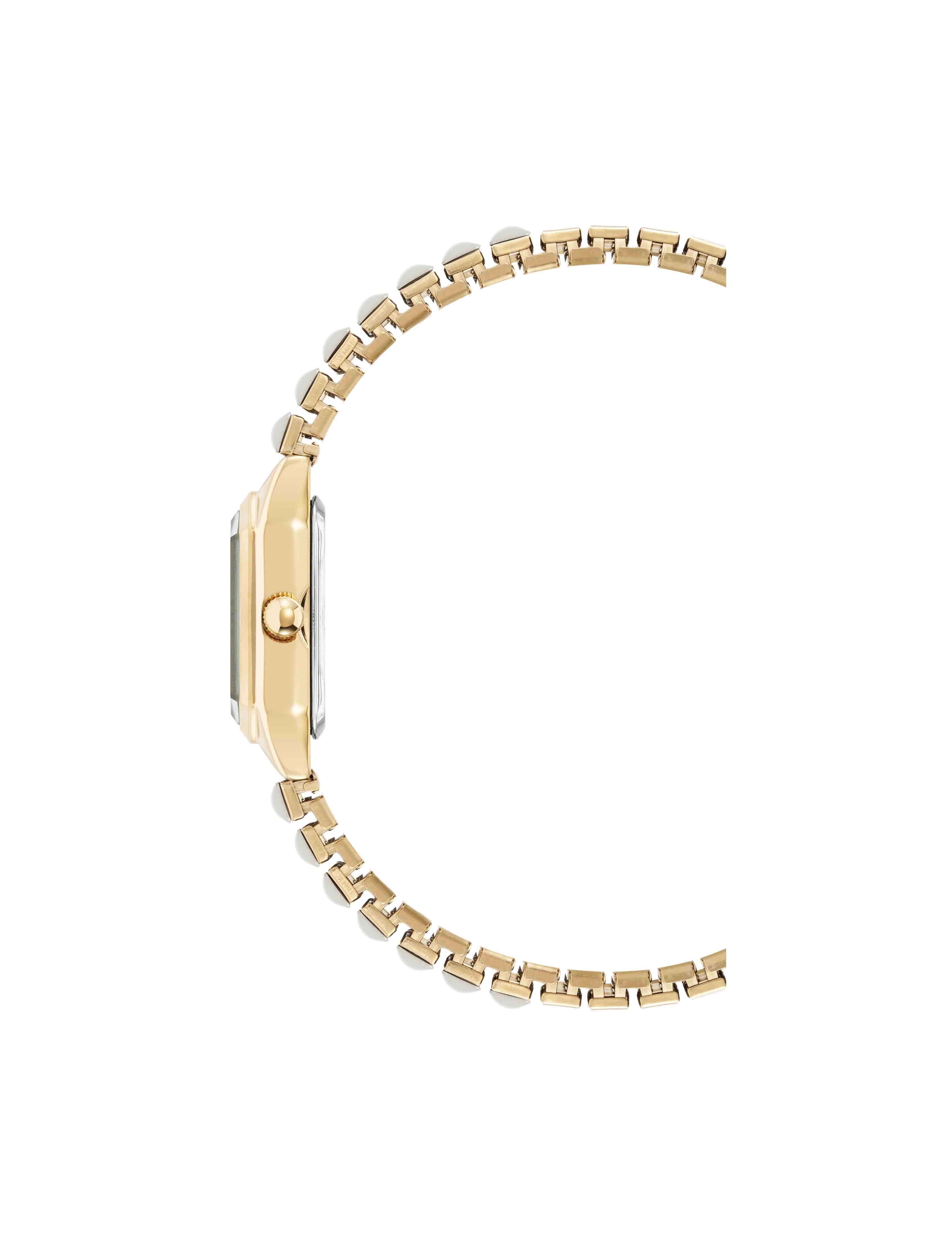 Shell Accented Expansion Band Watch - Anne Klein Mother-of-Pearl/Gold-Tone