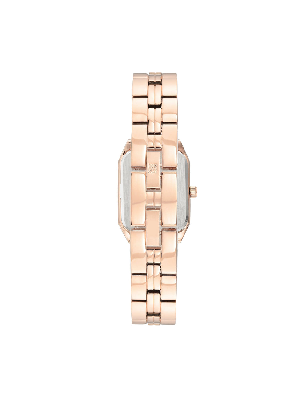 Octagonal Metal Bracelet Watch in Rose Gold - Anne Klein Rose-Tone