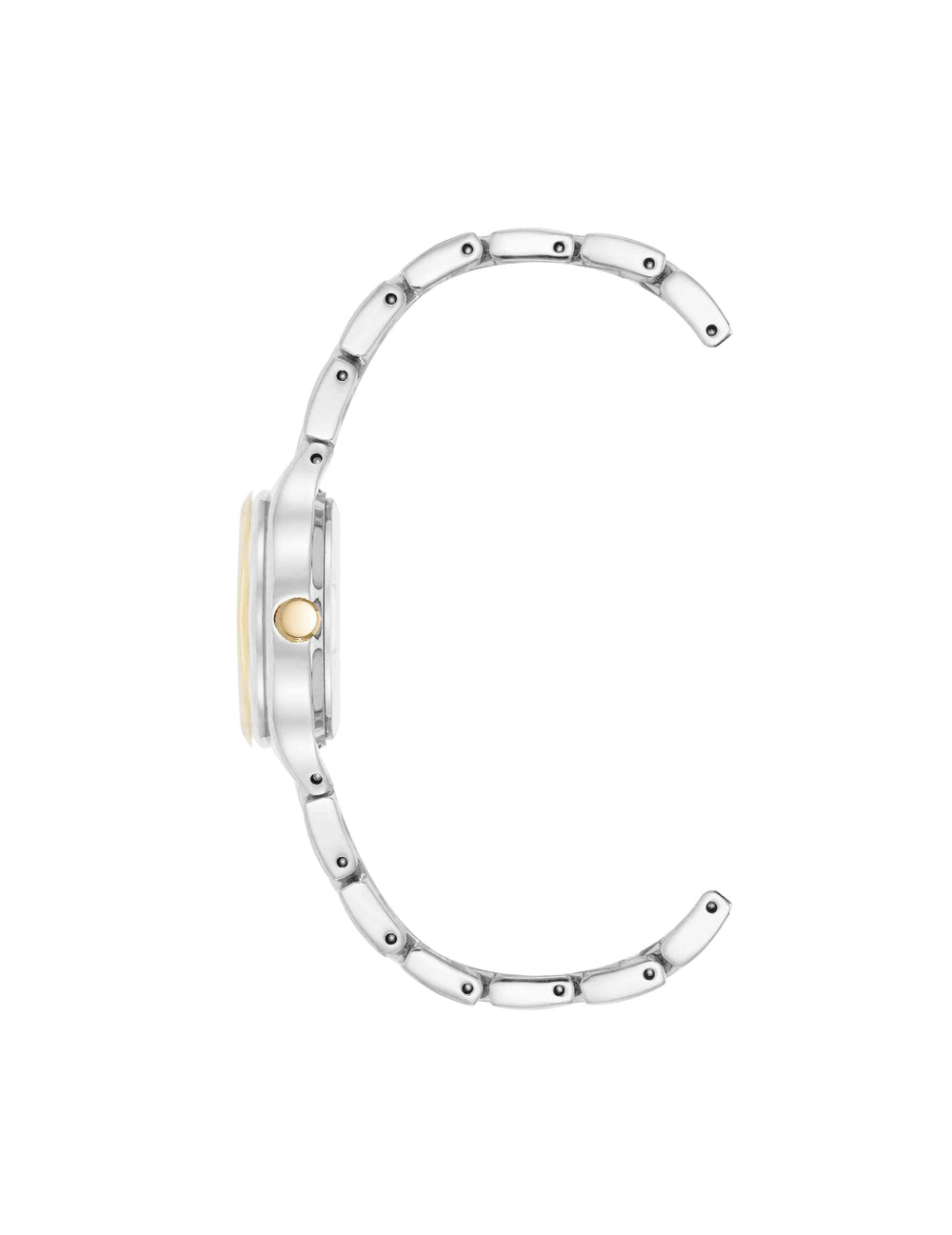 Shell Pattern Link Bracelet Watch - Anne Klein Two-Tone