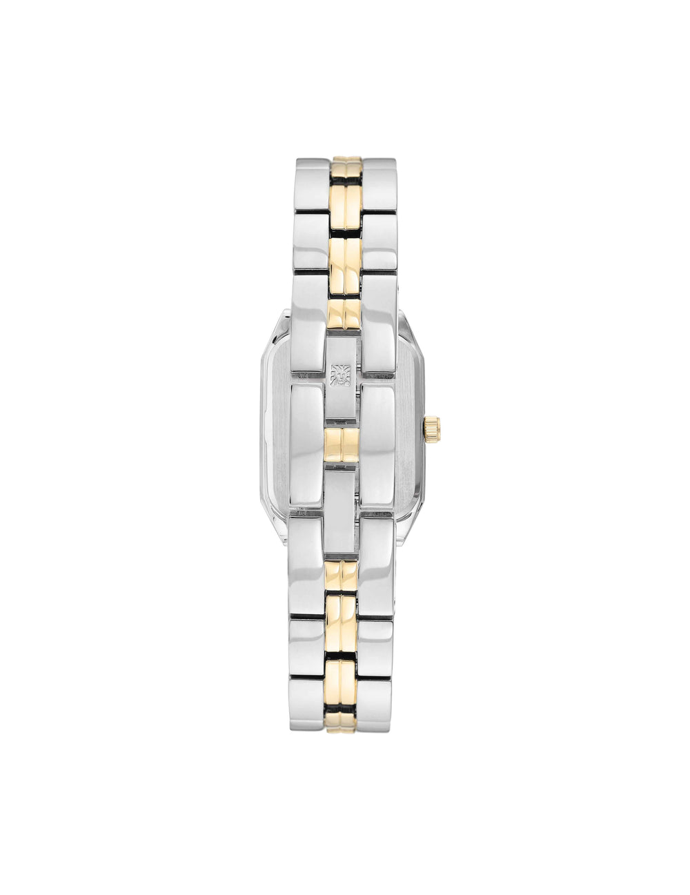 Octagonal Metal Bracelet Watch - Anne Klein Silver&Gold