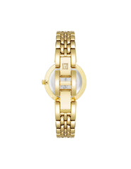 Roman Numeral Dial Watch in Gold & Burgundy - Anne Klein Red/Gold-Tone