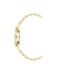 Roman Numeral Dial Watch in Gold & Burgundy - Anne Klein Red/Gold-Tone