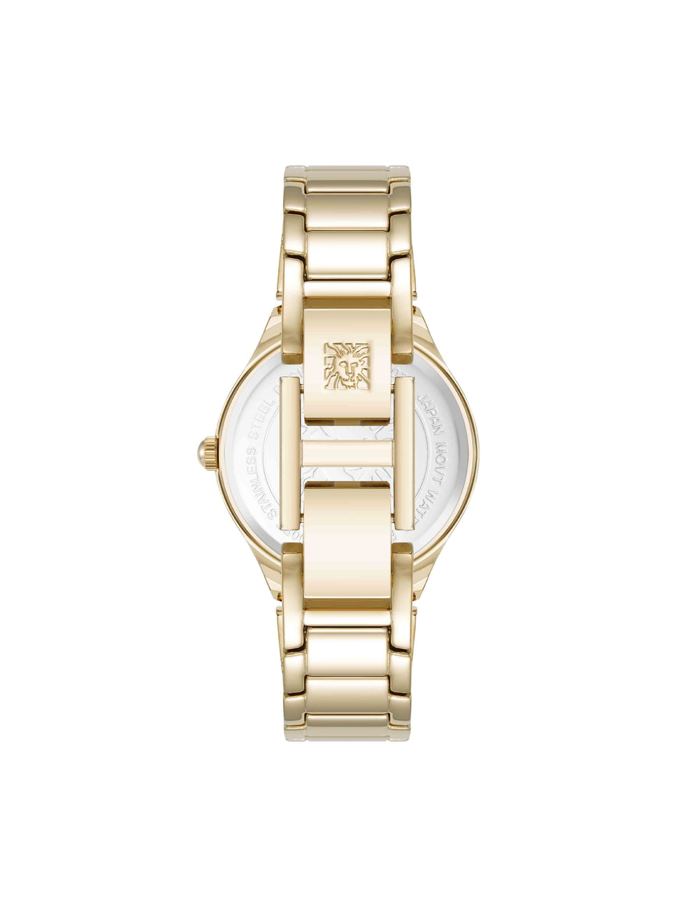 Cushion Case Metal Bracelet Watch - Anne Klein Black/Gold-Tone