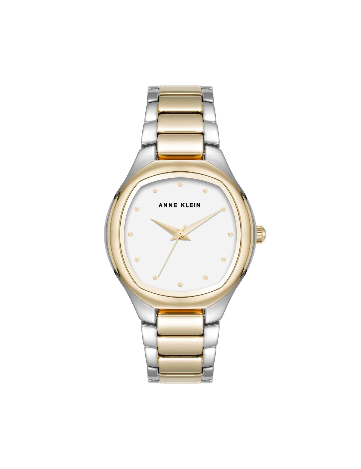 Cushion Case Metal Bracelet Watch - Anne Klein Two-Tone