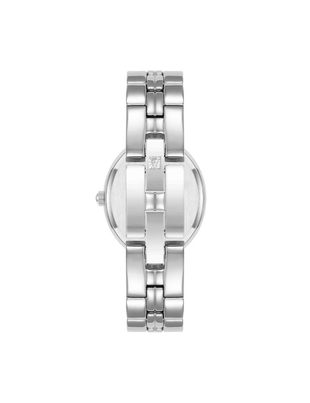 Minimalist Oval Case Watch - Anne Klein Silver-Tone