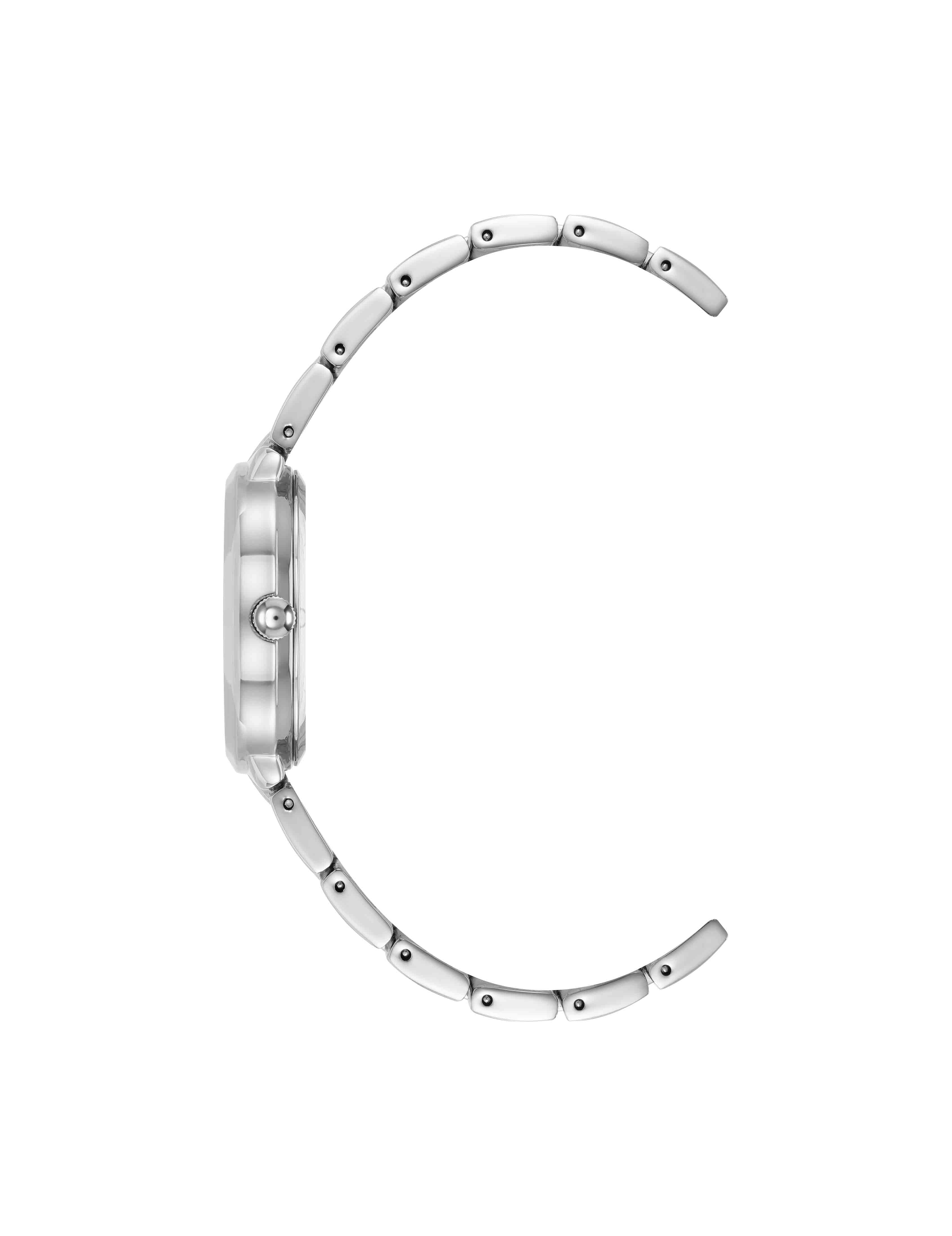 Minimalist Oval Case Watch - Anne Klein Silver-Tone