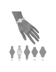 Minimalist Oval Case Watch - Anne Klein Silver-Tone
