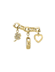 Crystal Charm Bracelet Watch in Gold-Tone - Anne Klein