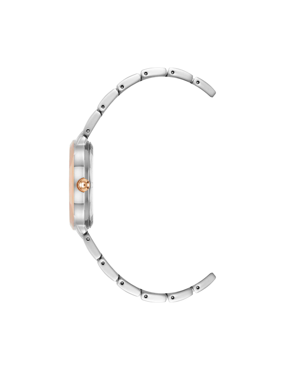 Minimalist Oval Case Watch - Anne Klein Silver-Tone/Rose-Tone