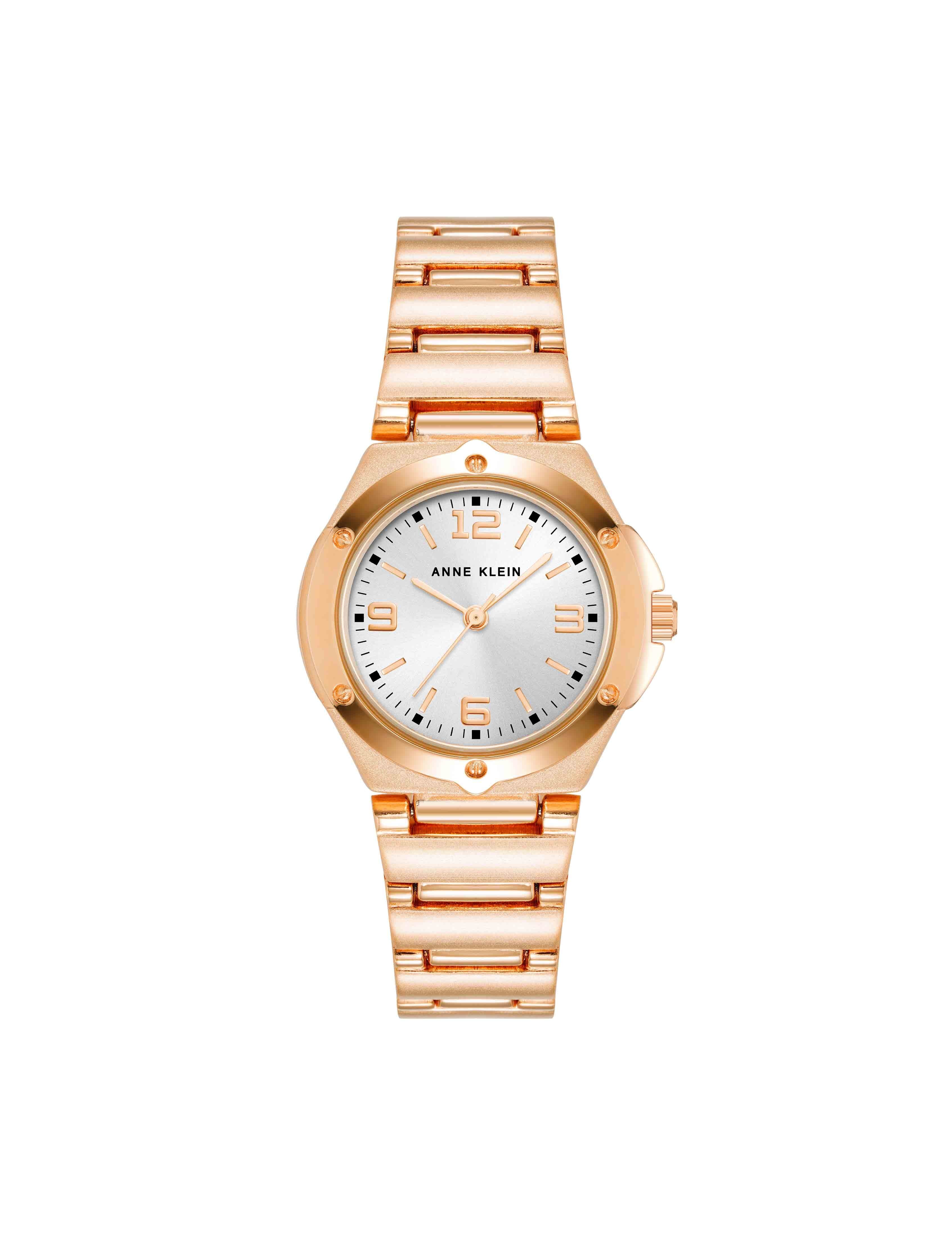 Everyday Metal Bracelet Watch - Anne Klein Rose-Tone