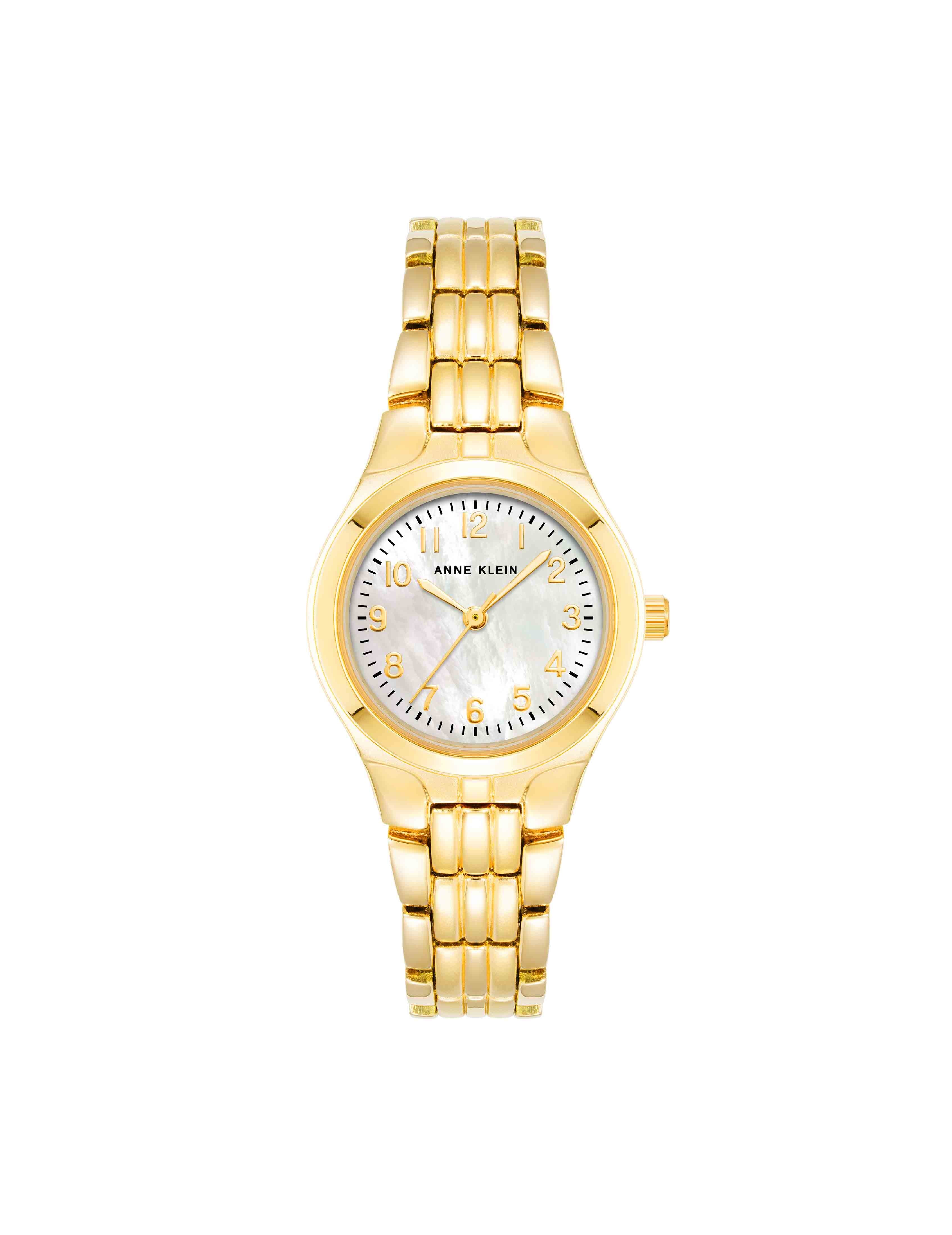 Easy To Read Dial Watch in Gold-Tone - Anne Klein Gold-Tone