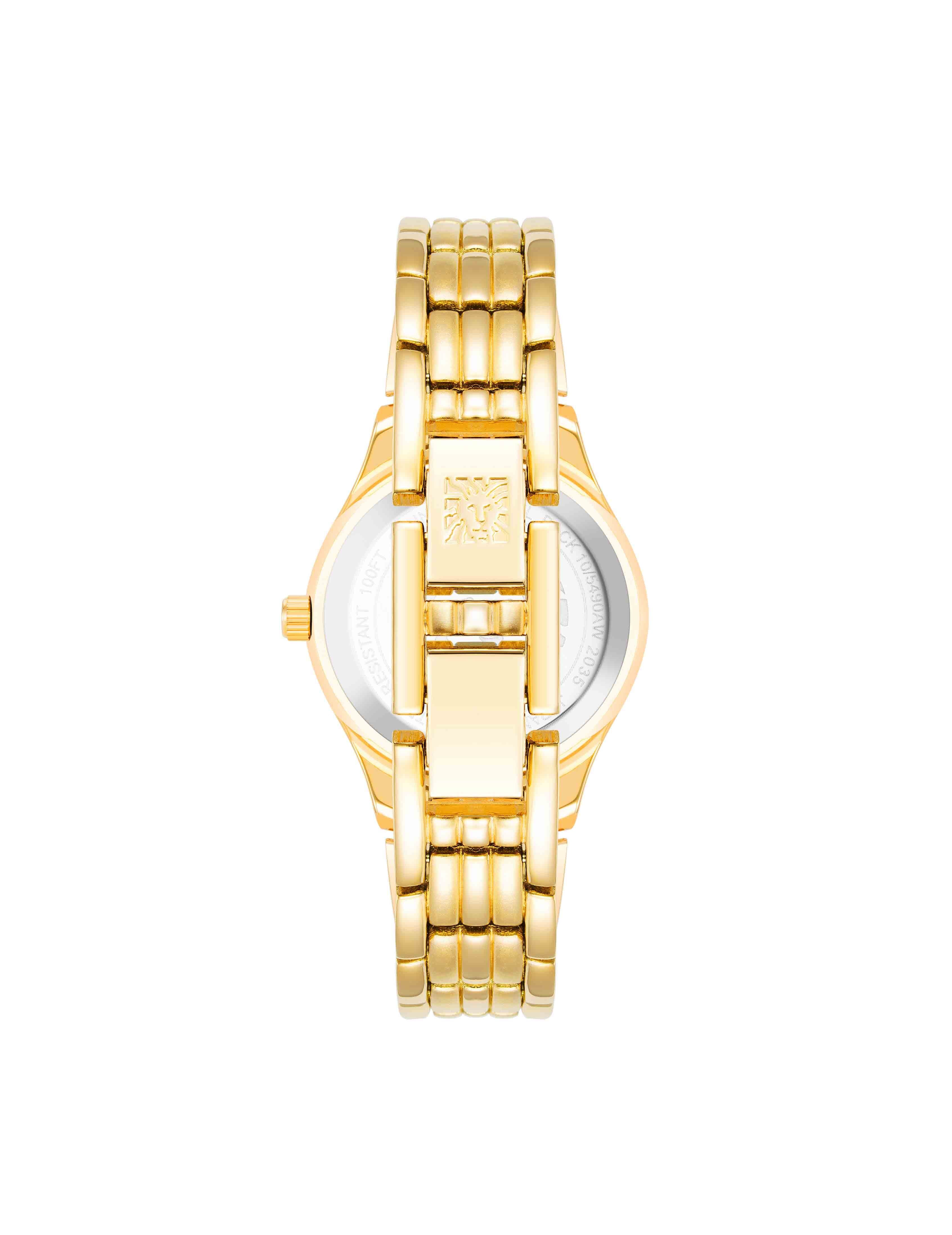 Easy To Read Dial Watch in Gold-Tone - Anne Klein Gold-Tone
