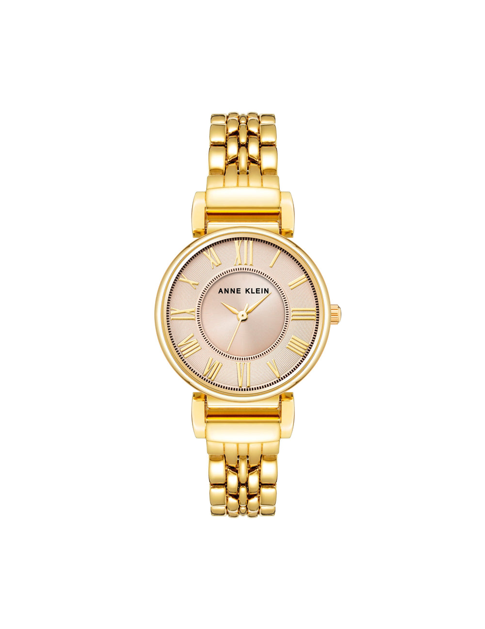 Roman Numeral Dial Watch - Anne Klein Gold-tone/Blush