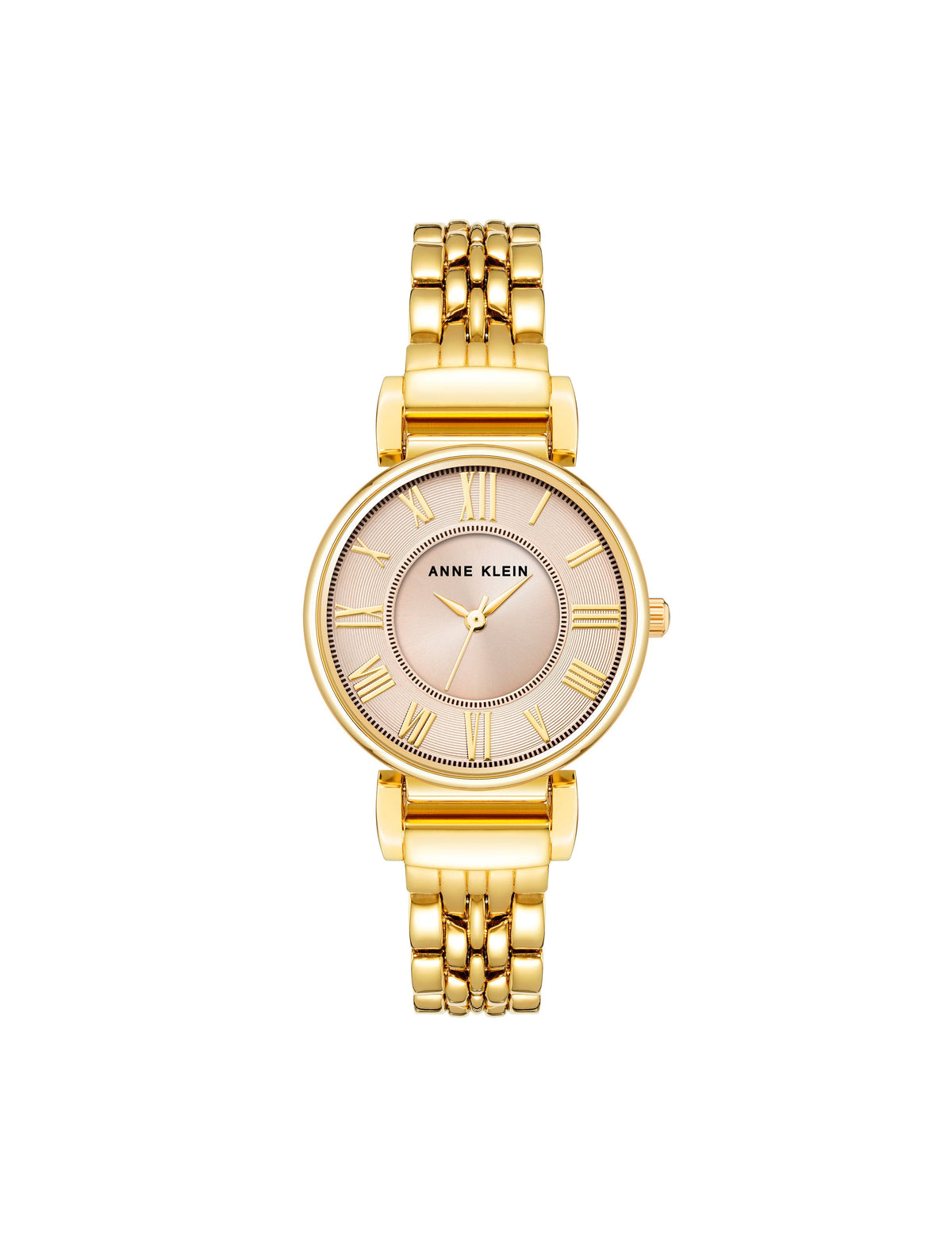 Roman Numeral Dial Watch - Anne Klein Gold-tone/Blush