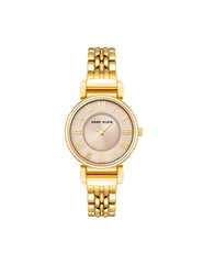 Roman Numeral Dial Watch - Anne Klein Gold-tone/Blush
