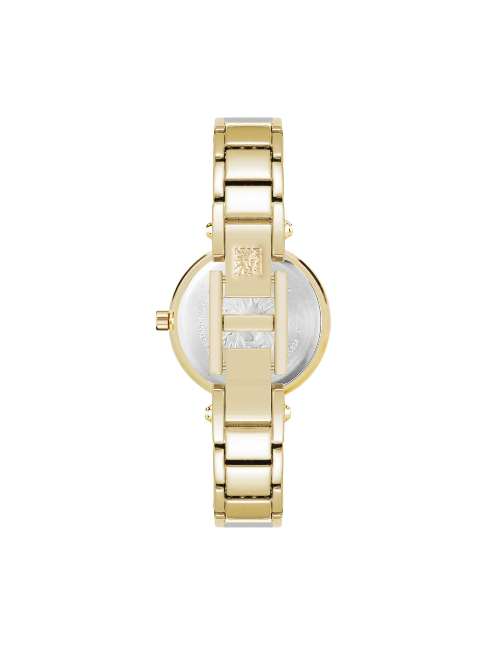 Diamond Accent Bangle Watch - Anne Klein Light Grey/Gold-Tone