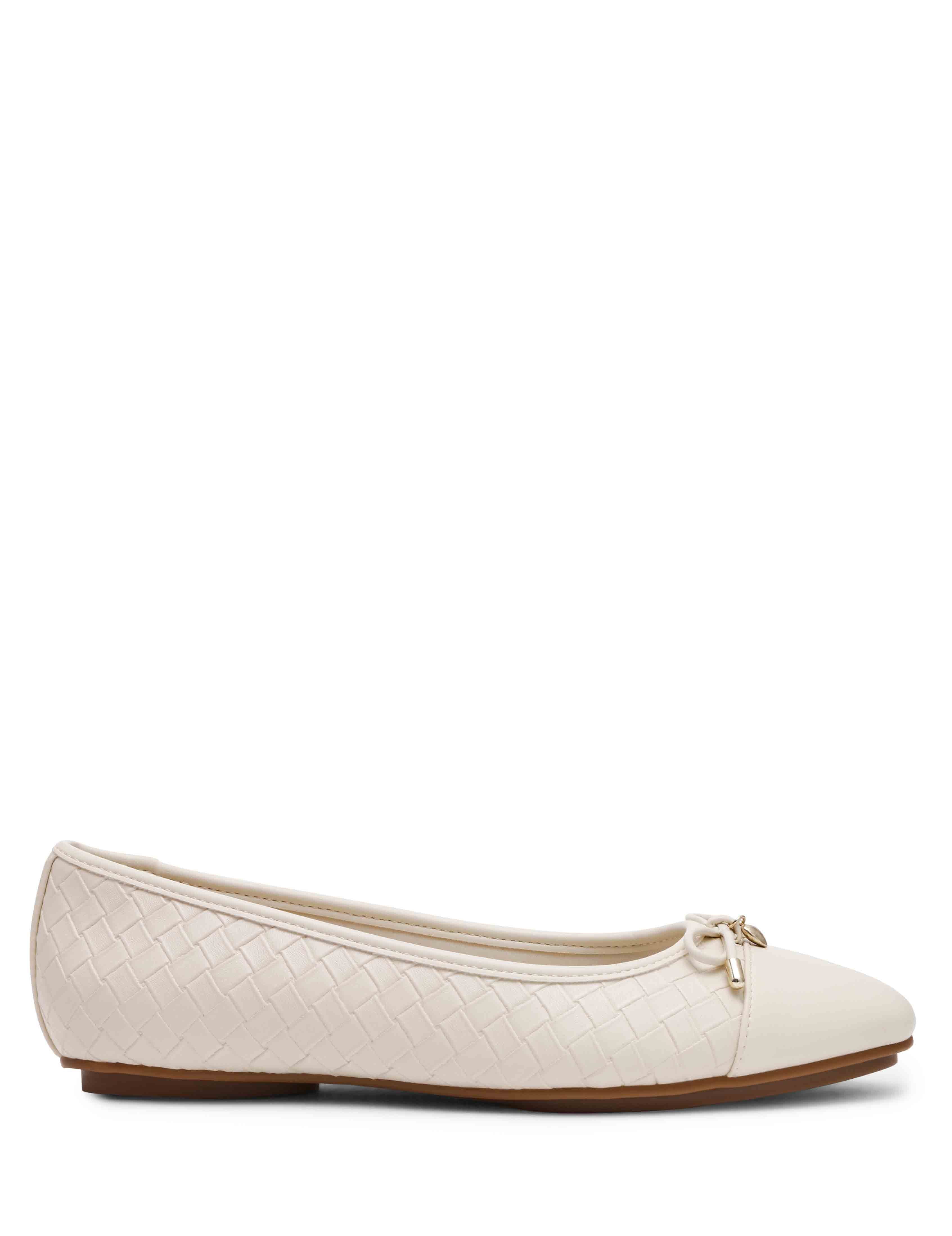 Luci Ballet Flat - Anne Klein Bone Taupe
