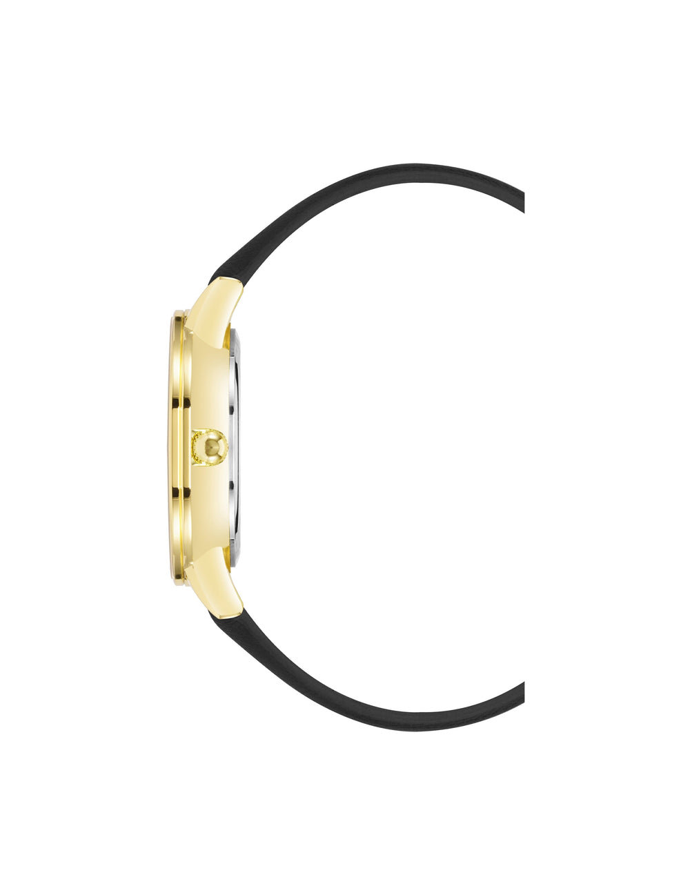 Minimalist Round Dial Watch - Anne Klein Black/Gold-Tone
