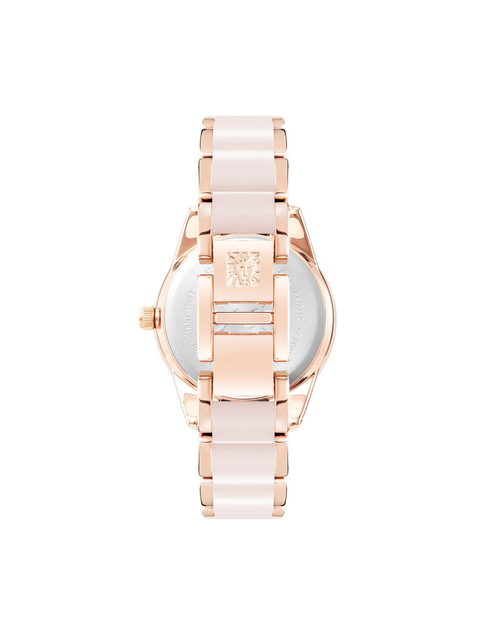 Acetate Link Bracelet Watch - Anne Klein Blush/Rose Gold-Tone