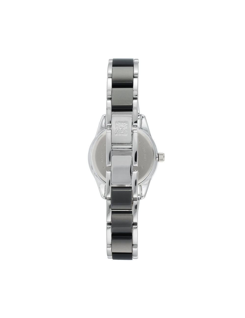 Acetate Bracelet Link Watch - Anne Klein Grey/Silver-Tone
