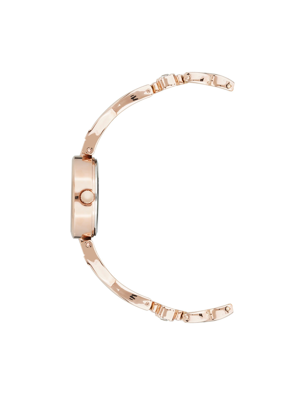 Crystal Accented Watch & Bracelet Set - Anne Klein Rose-Tone