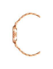 Premium Crystal Watch - Anne Klein Rose-Tone/Navy Blue