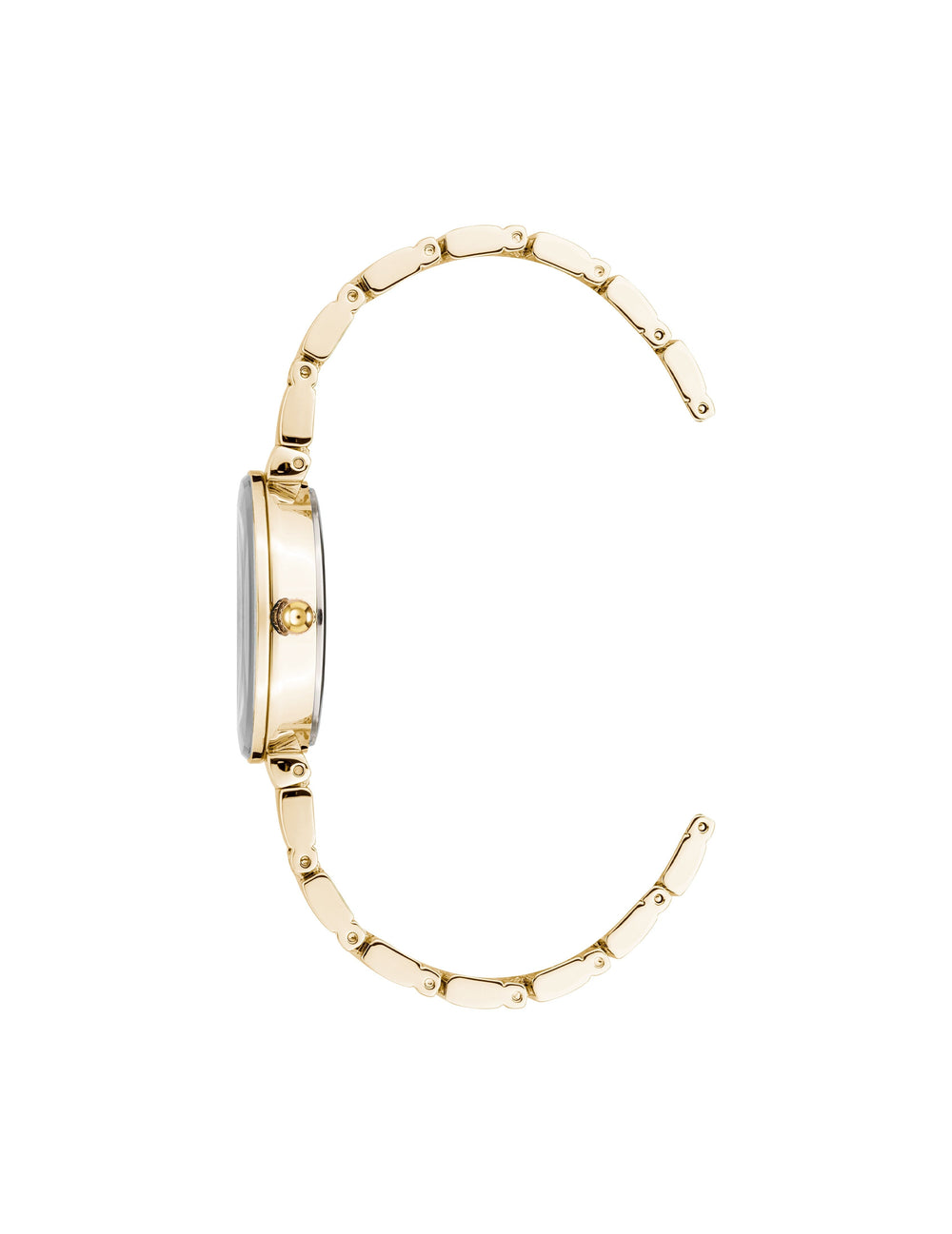 Diamond Accented Bracelet Watch - Anne Klein Gold-Tone