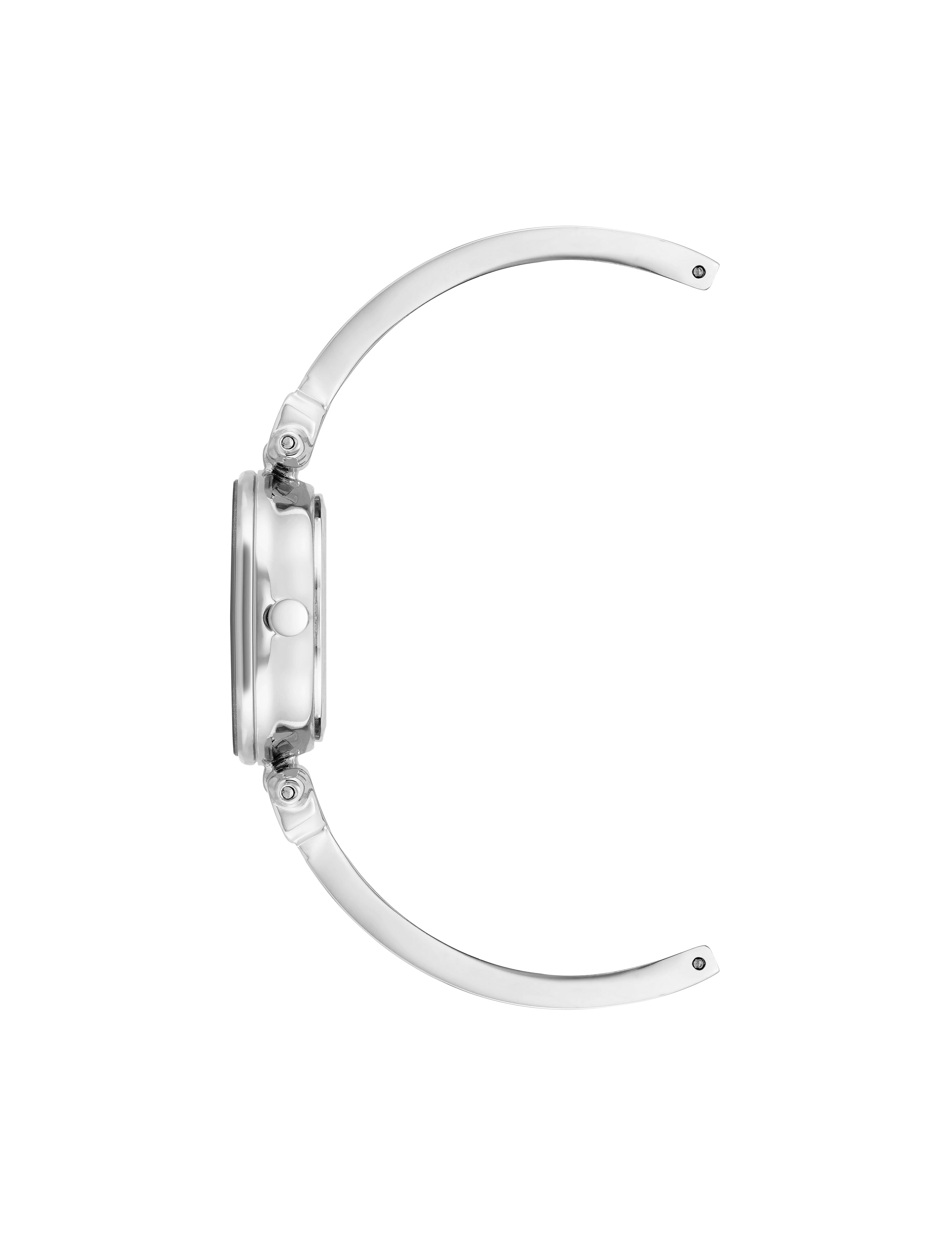 Diamond Accent Bracelet Watch - Anne Klein White/Silver-Tone